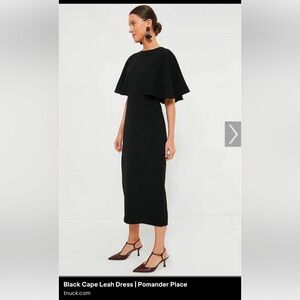 Tuckernuck (Pomander Place) Black Cape Dress